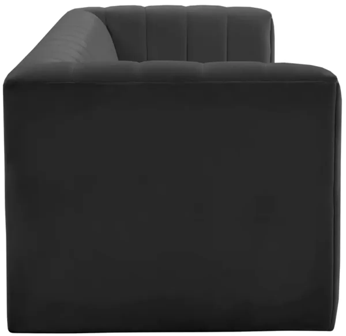 Norah Black Velvet Sofa