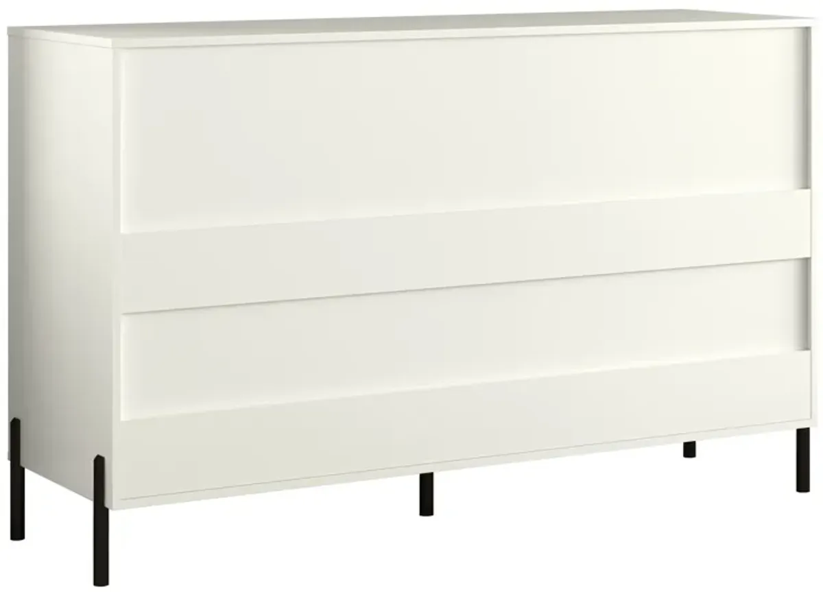 FESTIVO Modern 6-Drawer Double Dresser- Stylish Bedroom Storage Solution