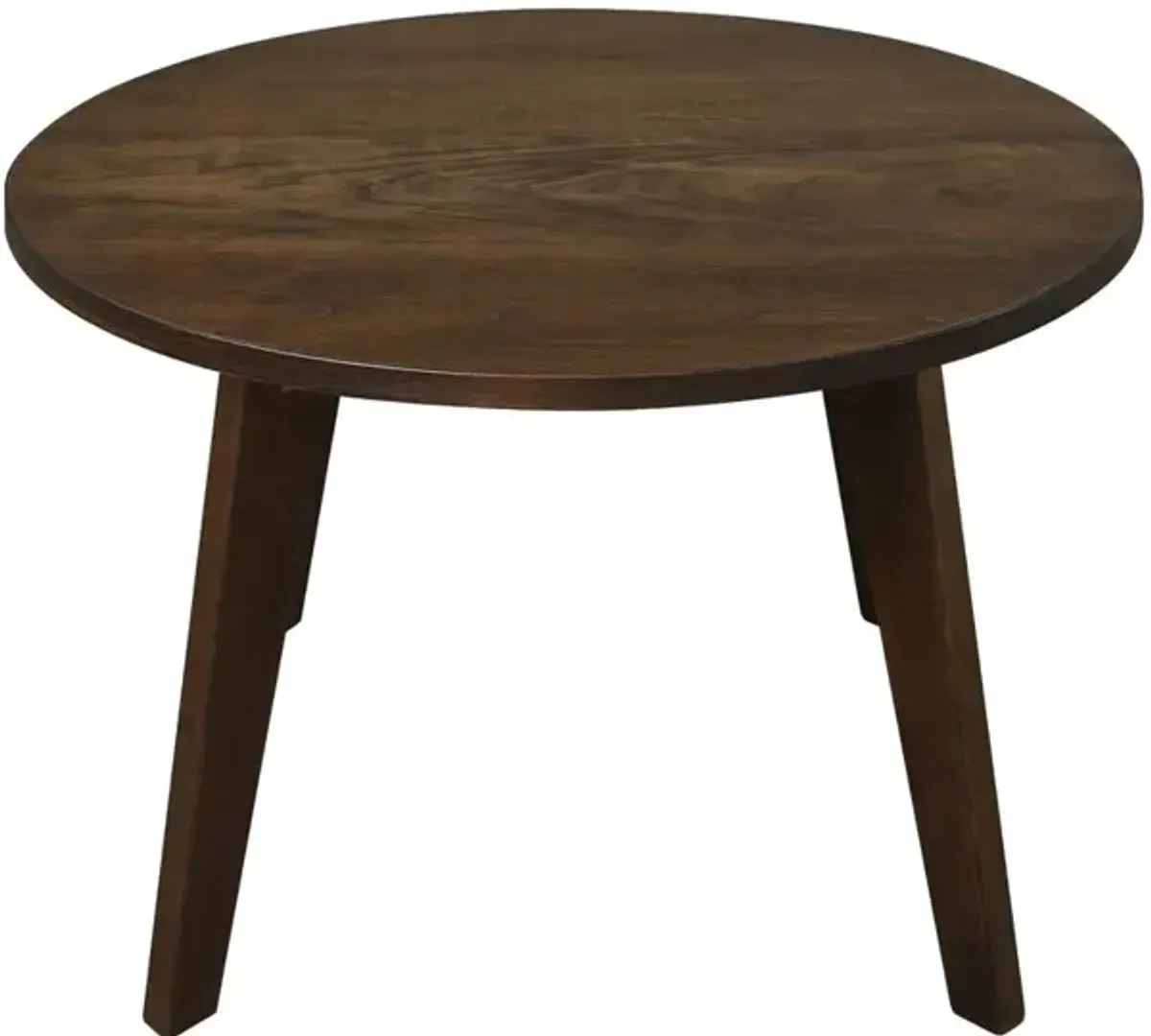 Genuine Cherry 24" Round Coffee Table - Solid American Cherry Wood - Antique Cherry