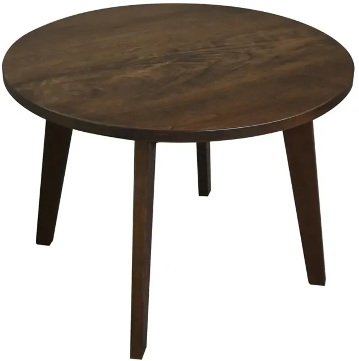 Genuine Cherry 24" Round Coffee Table - Solid American Cherry Wood - Antique Cherry