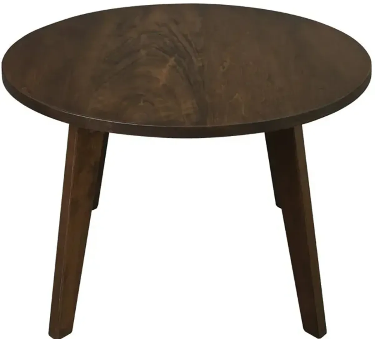 Genuine Cherry 24" Round Coffee Table - Solid American Cherry Wood - Antique Cherry