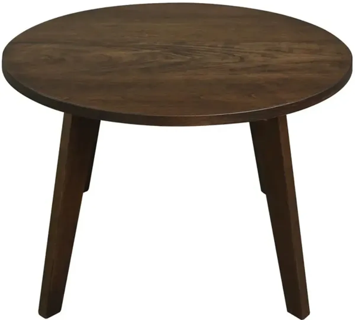 Genuine Cherry 24" Round Coffee Table - Solid American Cherry Wood - Antique Cherry