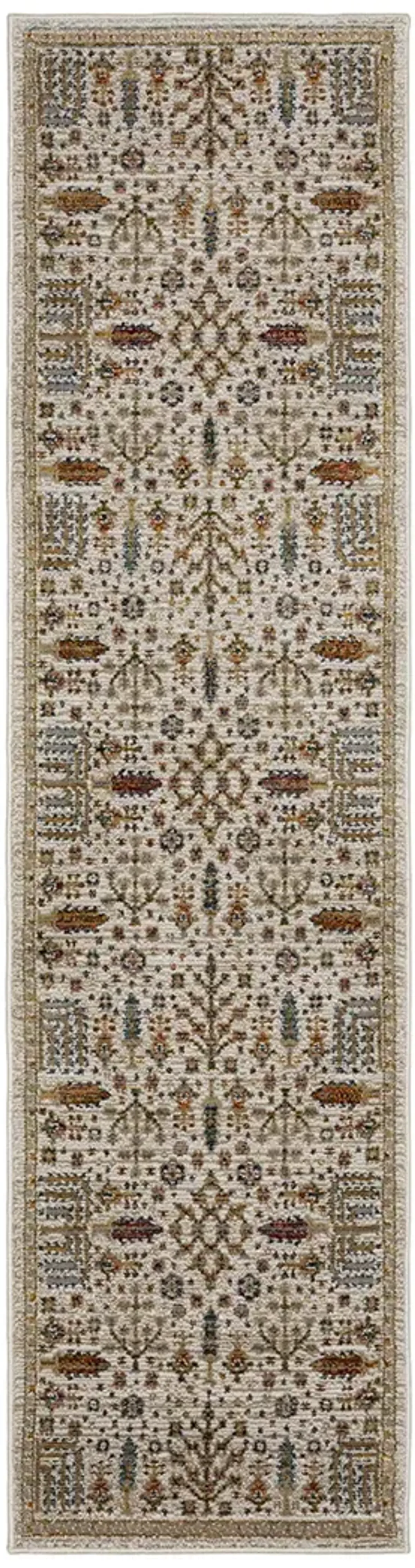 Andorra 2'6" x 12' Ivory Rug