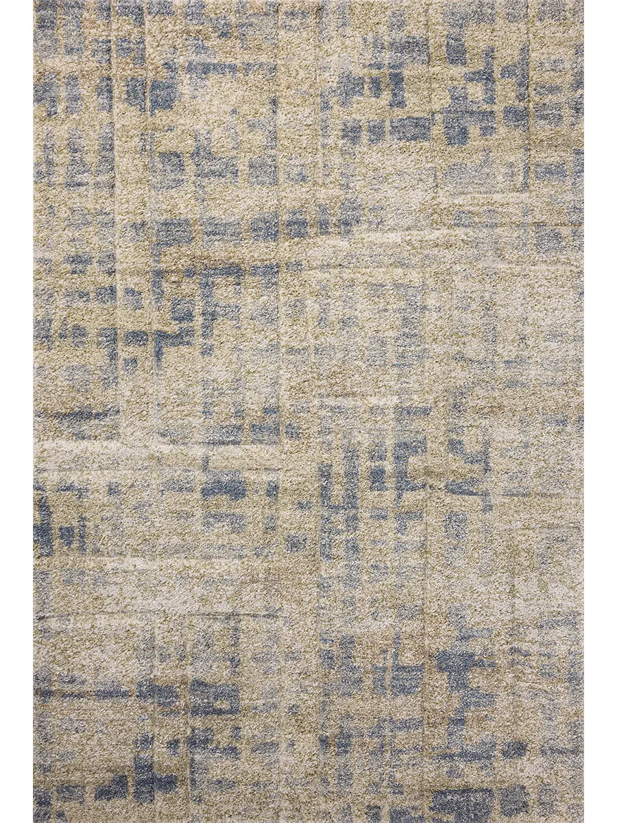 Silas SLA-05 Blue / Multi 5''3" x 7''8" Rug by