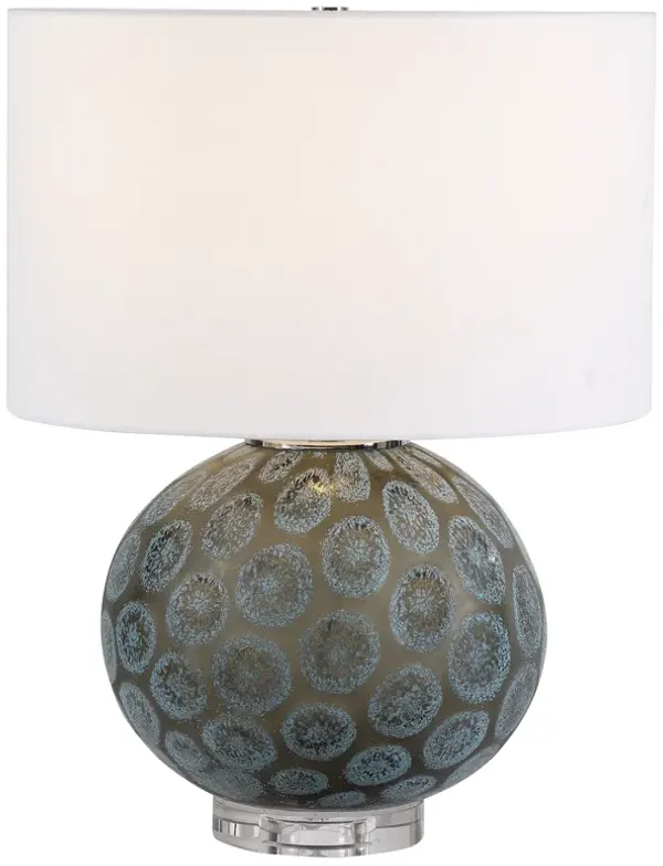Agate Slice Charcoal Table Lamp