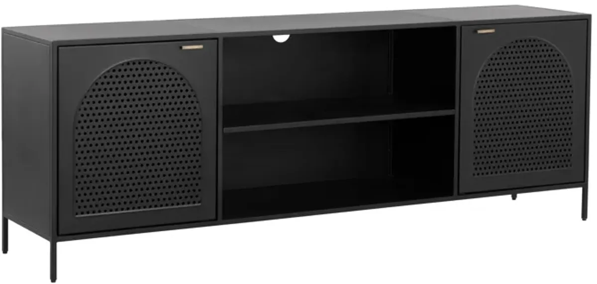 Aziza Media Console & Cabinet