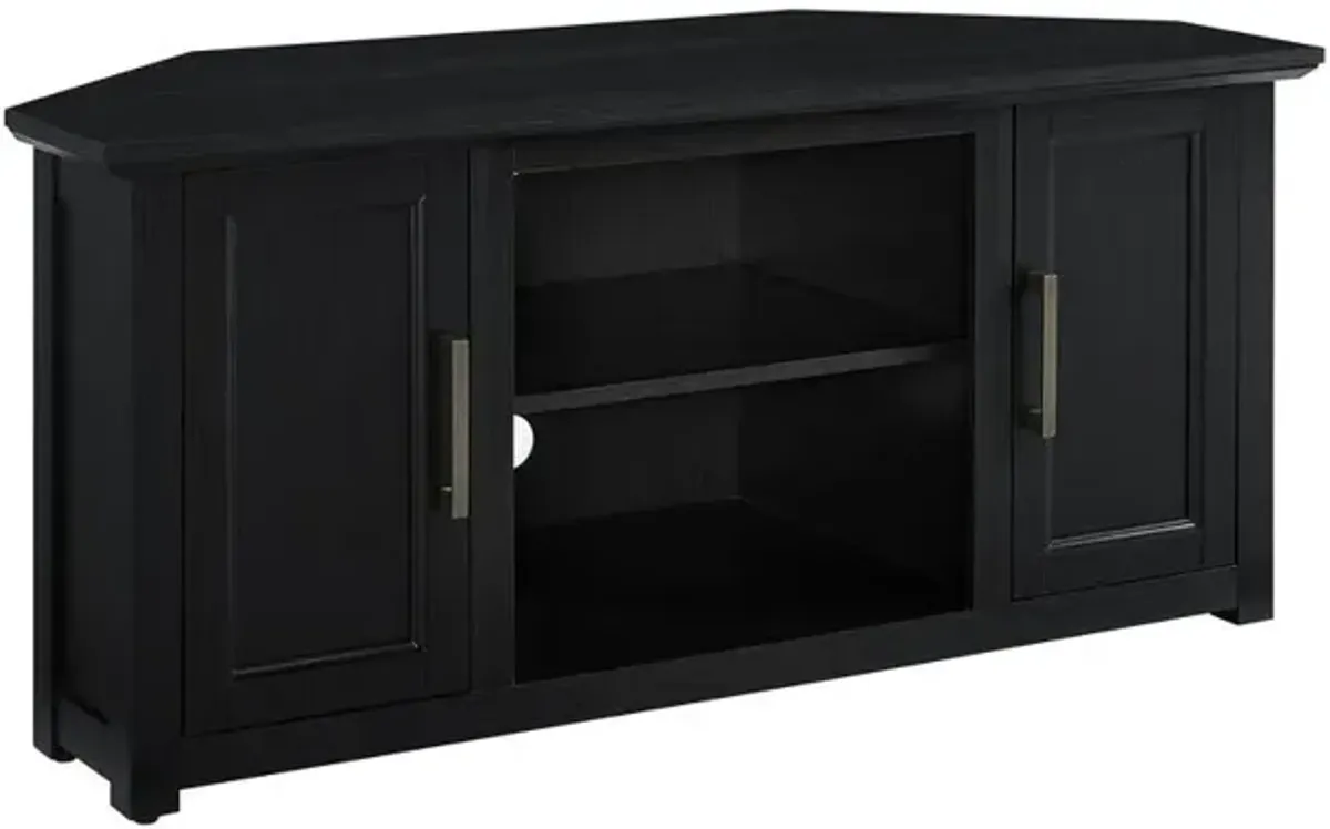 Camden 48" Corner Tv Stand Black