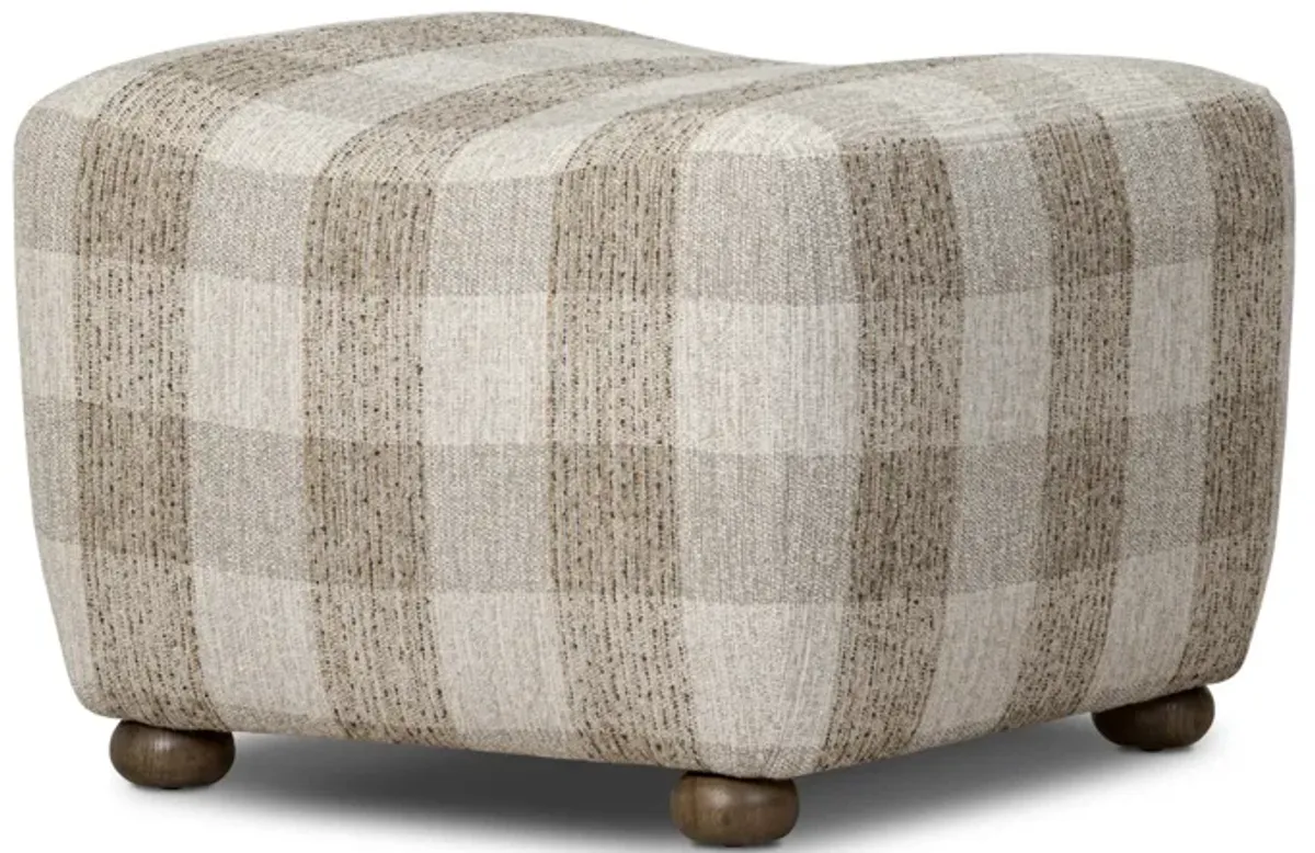 Kylo Dresden Pebble Ottoman