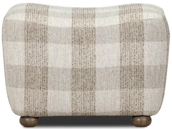 Kylo Dresden Pebble Ottoman