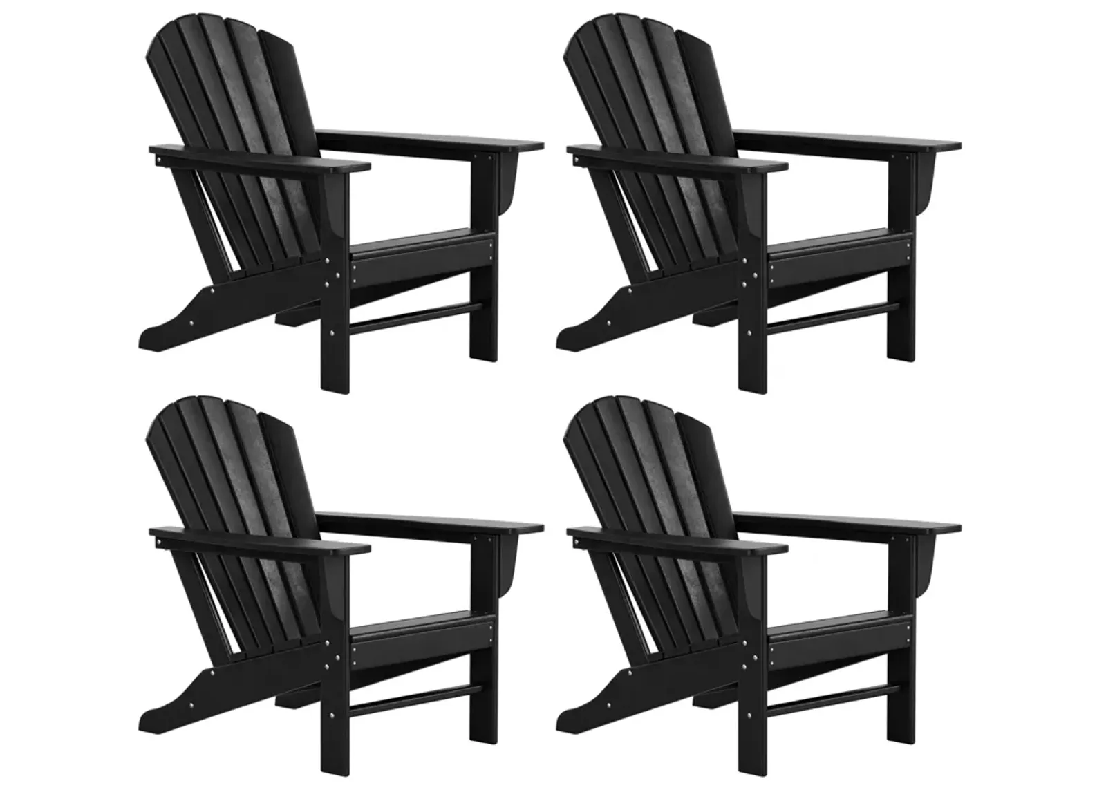 WestinTrends Outdoor Patio Adirondack Chair (Set of 4)