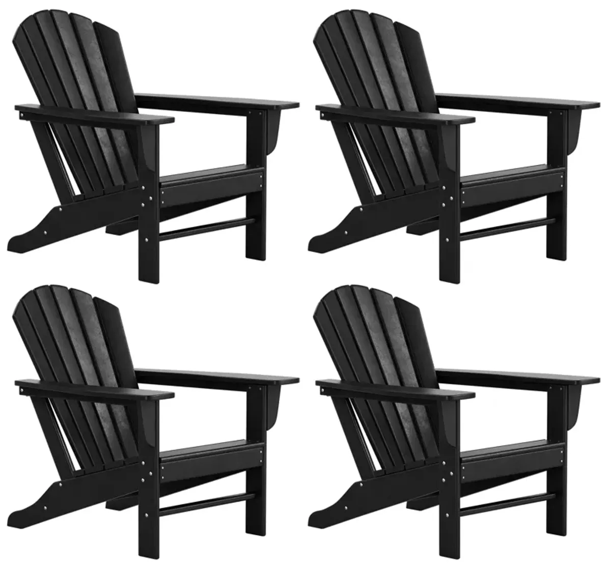 WestinTrends Outdoor Patio Adirondack Chair (Set of 4)