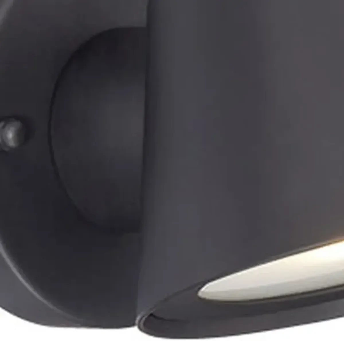 Hivvago Matte Black LED Short Cone Wall Light