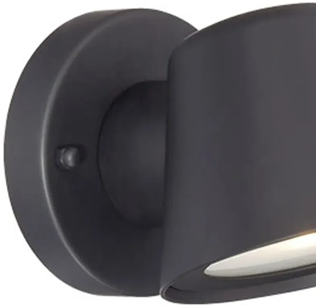 Hivvago Matte Black LED Short Cone Wall Light