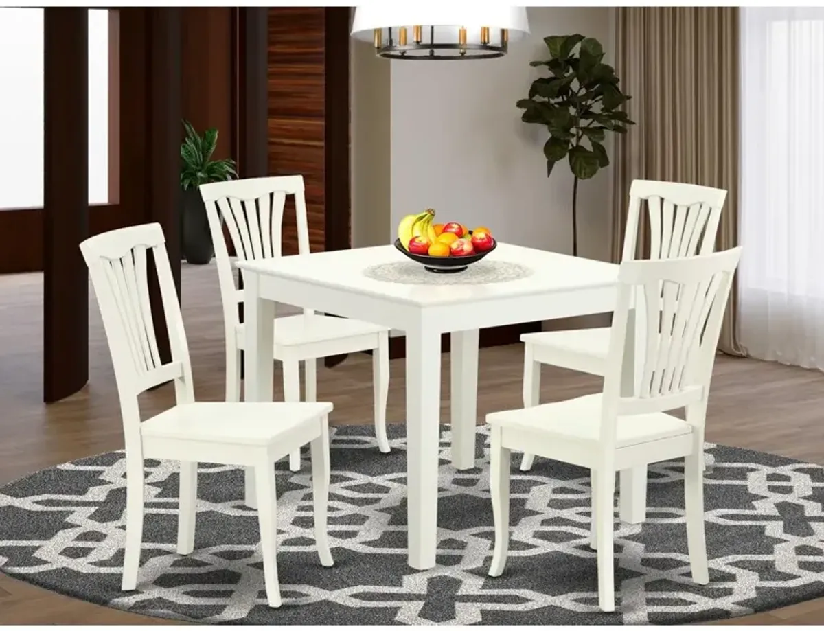 Dining Room Set Linen White