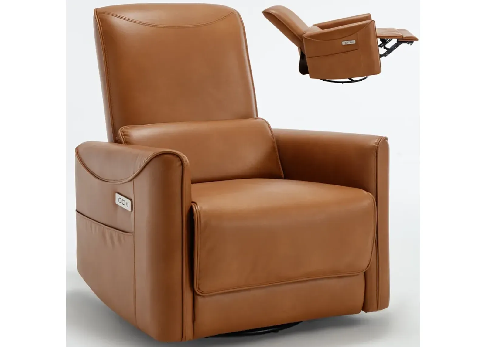 Merax Swivel and Rocker Power Recliner Chair