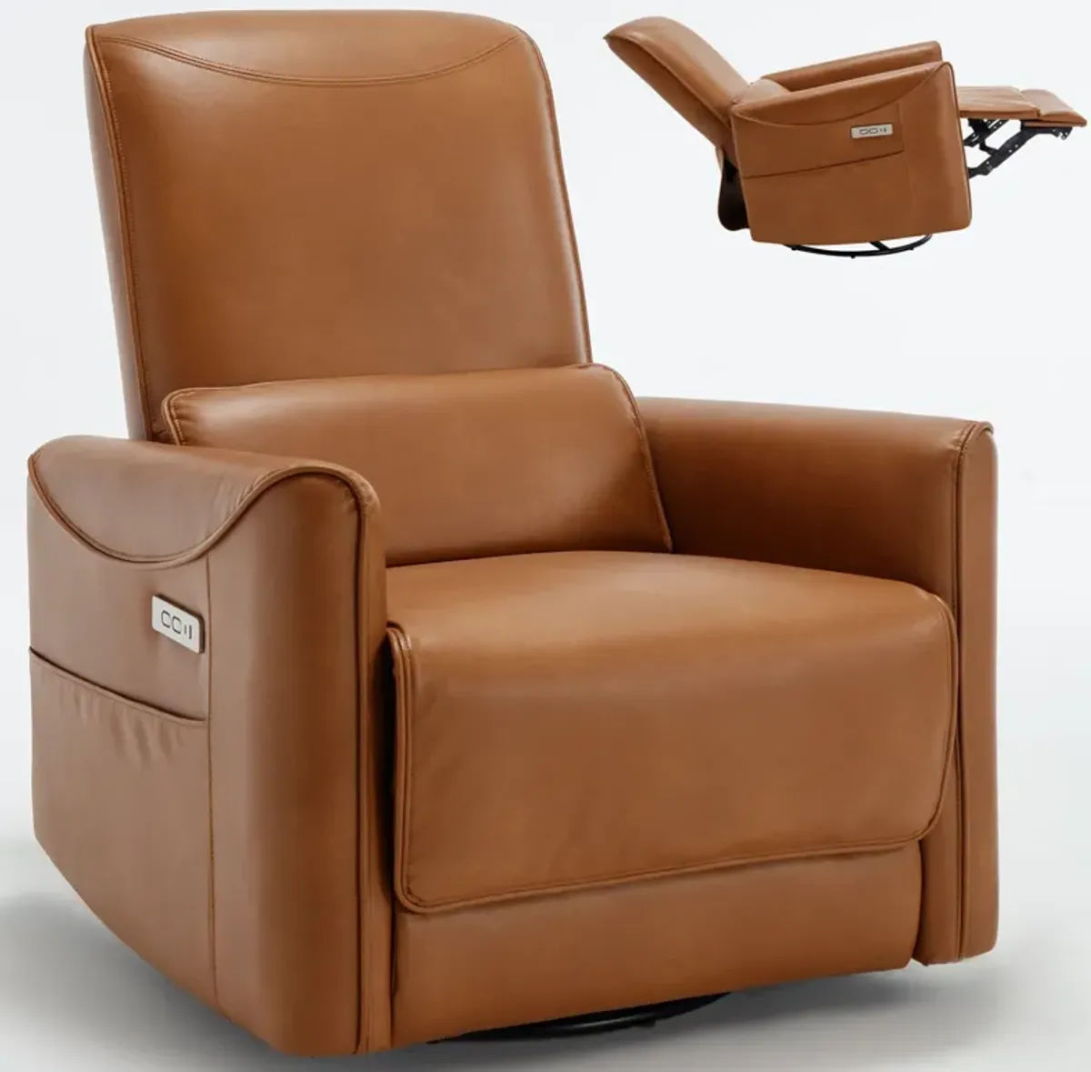 Merax Swivel and Rocker Power Recliner Chair