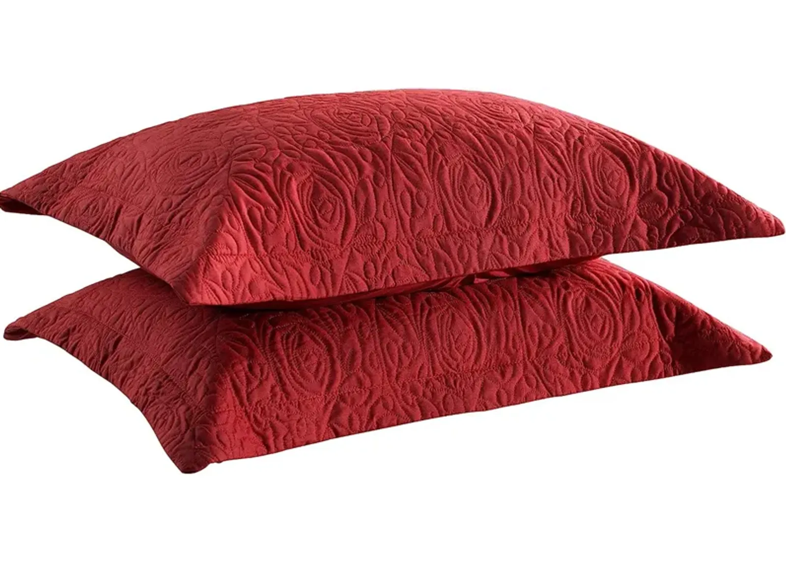 MarCielo 2 Piece Embroidery Pillow Shams