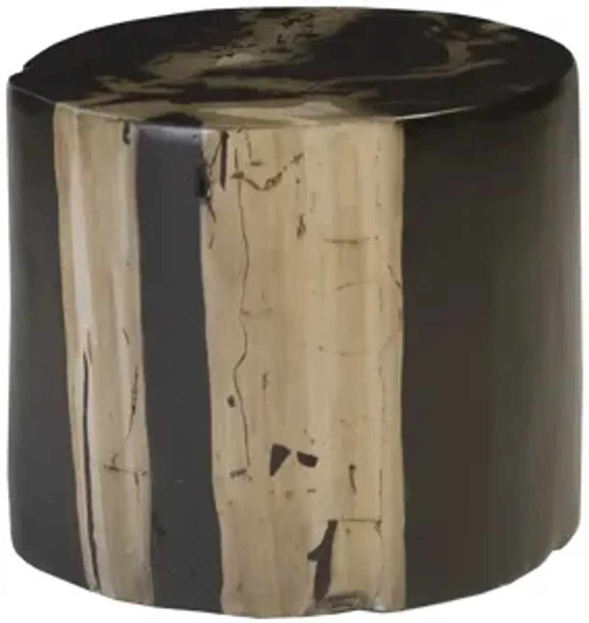Cast Petrified Wood Stool