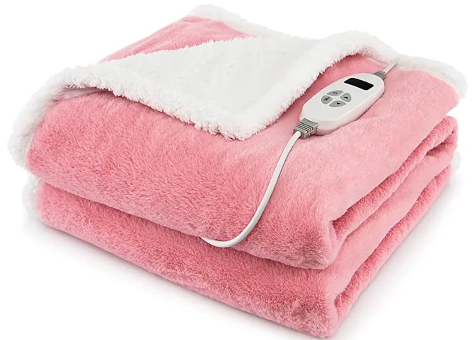 Electric Heated Blanket Throw with 10 Heat Settings