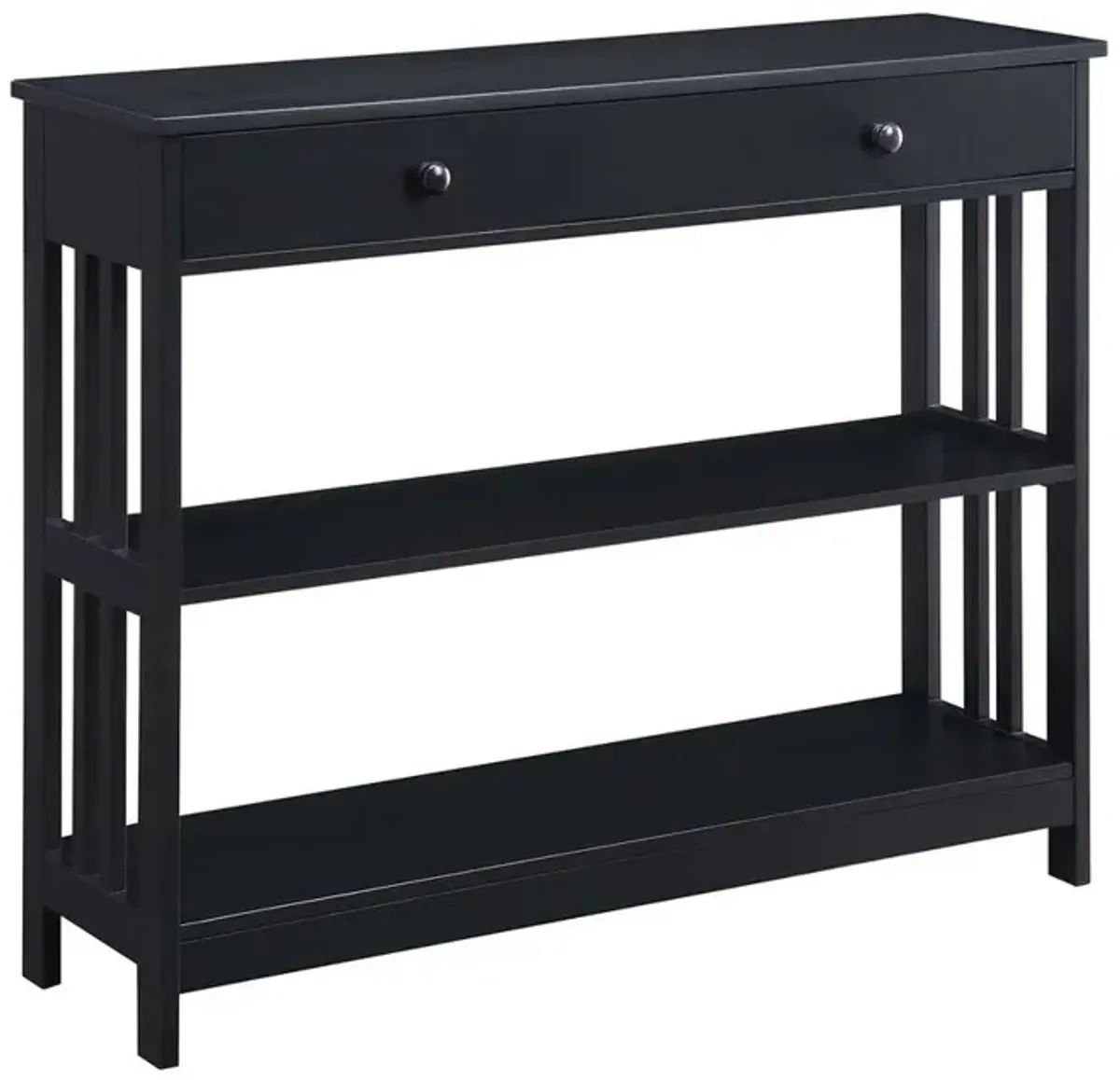 Convience Concept, Inc. Mission 1 Drawer Console Table with Shelves