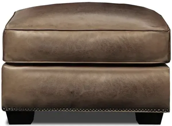 Valencia Traditional Brown Ottoman
