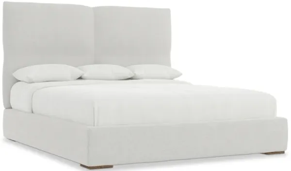 Casa Paros King Panel Bed in White