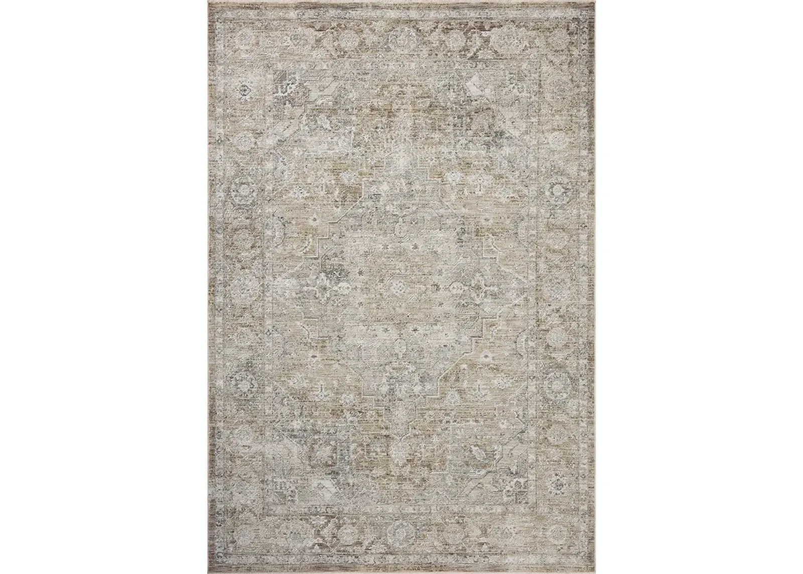 II Tabitha Khaki/Slate 5'3" x 7'9" Area Rug by Loloi II