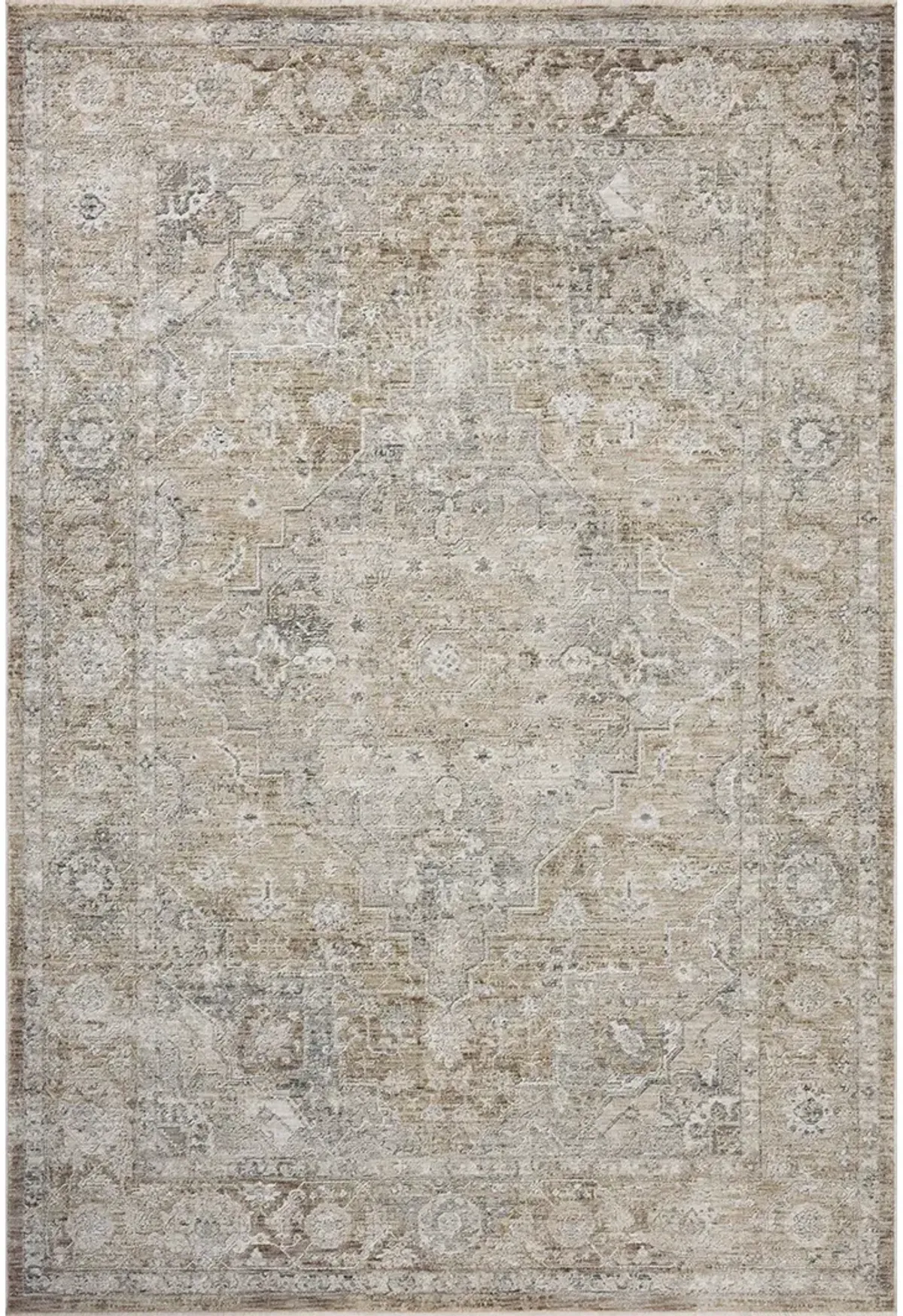 II Tabitha Khaki/Slate 5'3" x 7'9" Area Rug by Loloi II