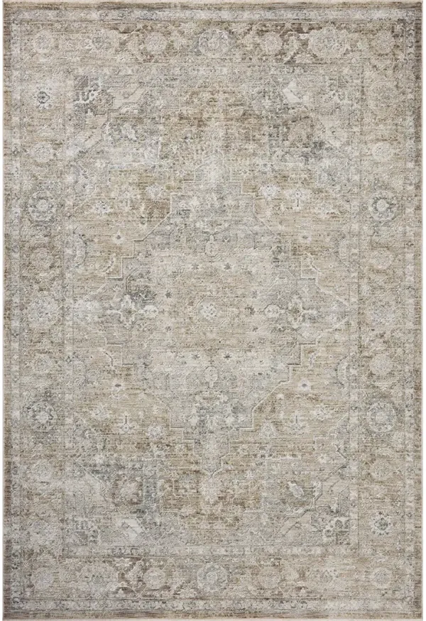 Tabitha TAI01 Khaki/Slate 5'3" x 7'9" Rug by Loloi II