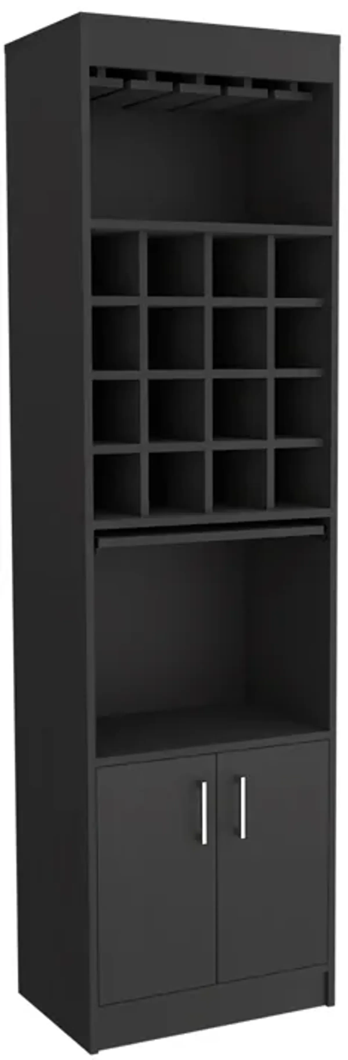 Bar Cabinet Atanasio, Living Room, Black