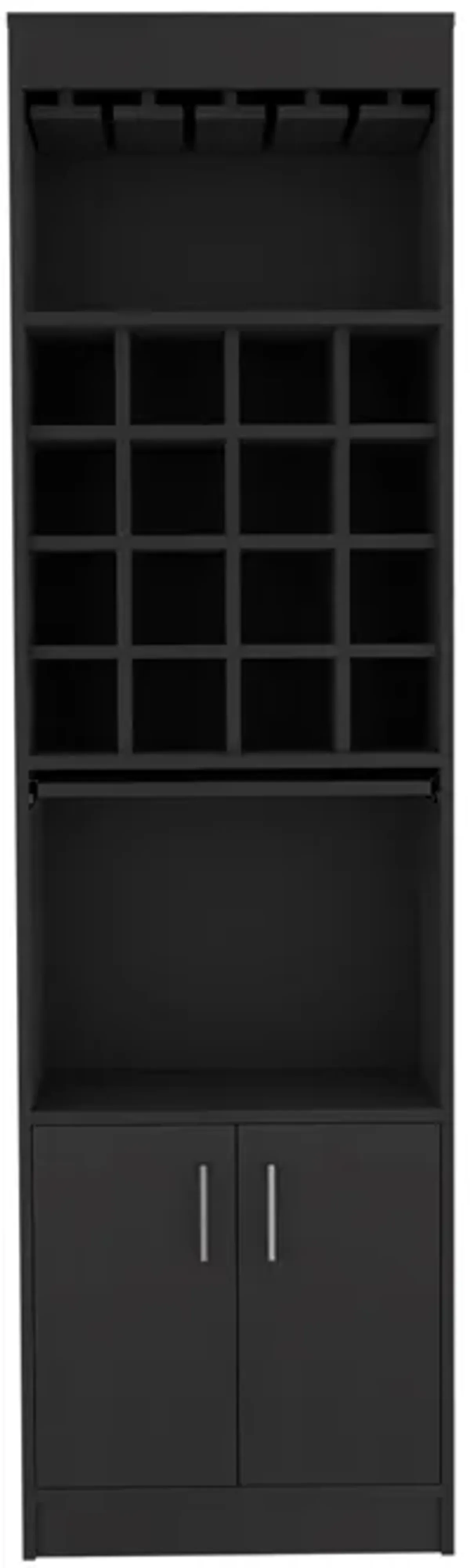 Bar Cabinet Atanasio, Living Room, Black