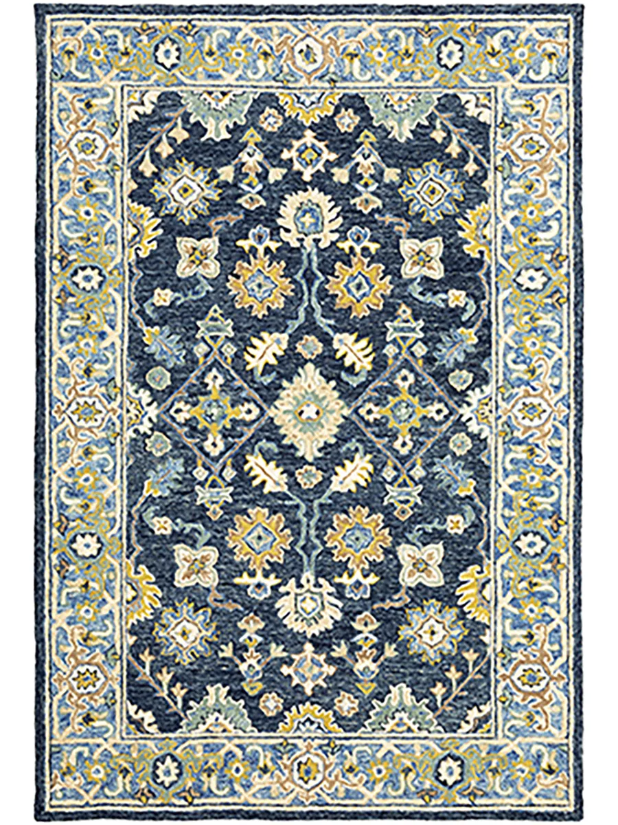 Alfresco 10' x 13' Navy Rug