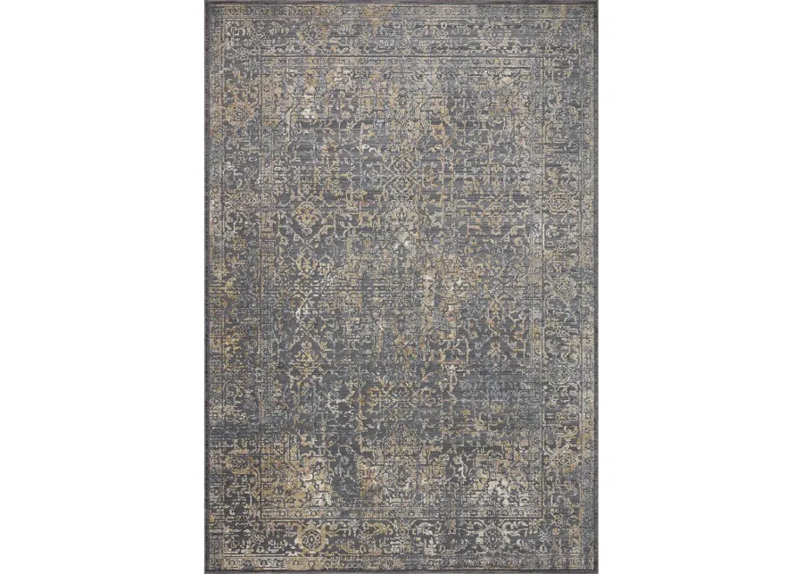 Indra INA05 Graphite/Sunset 6'3" x 9' Rug