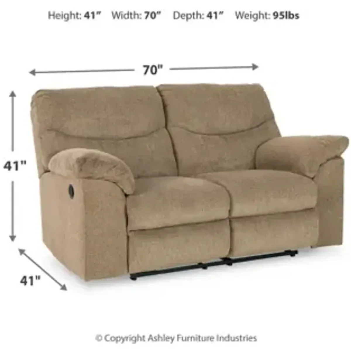 Alphons Reclining Loveseat