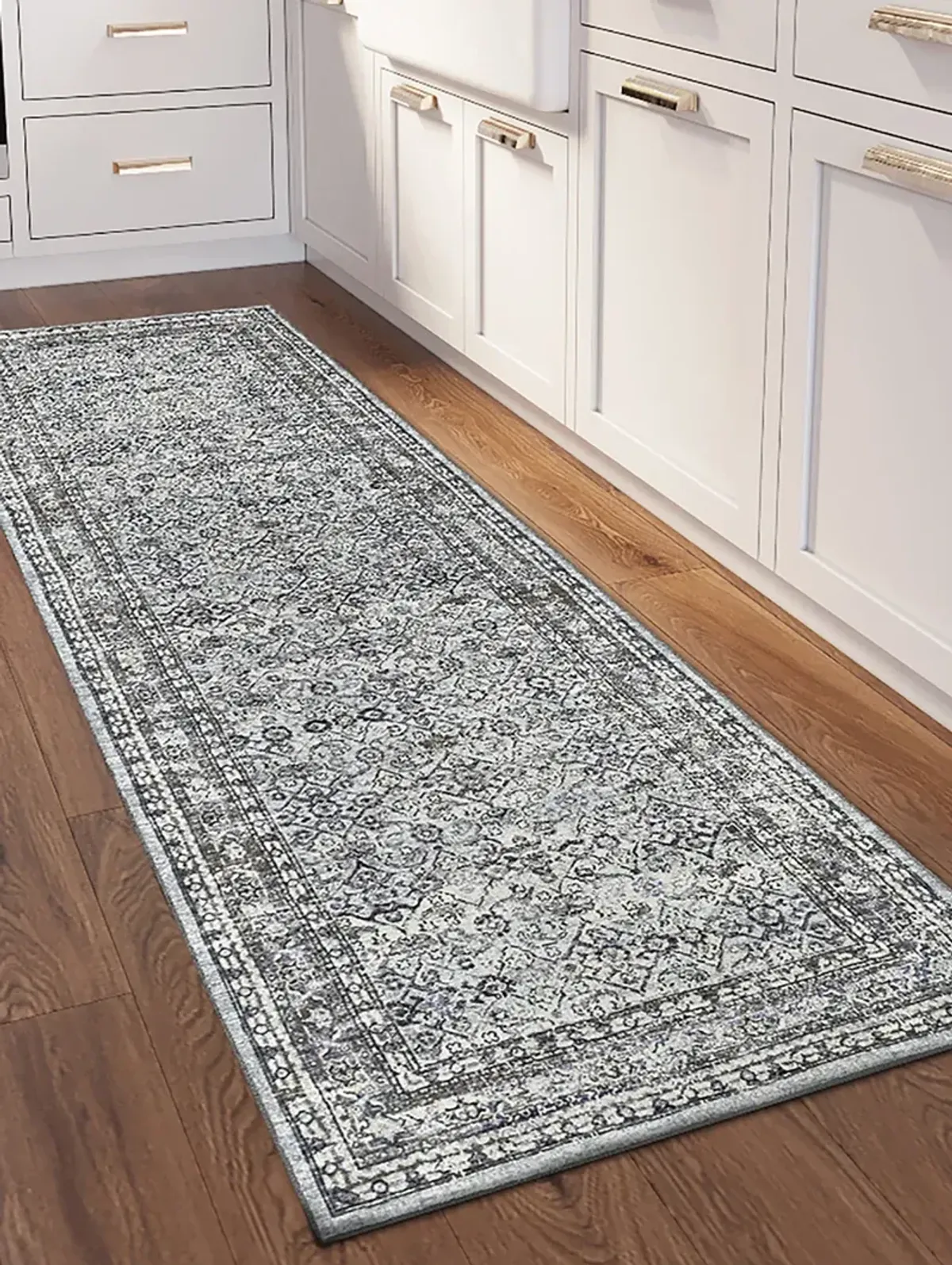 Jericho JC7 Pewter 2'6" x 8' Rug