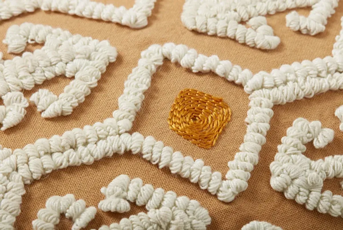 PLL0050 Ivory/Multi 13"x21" Poly Pillow