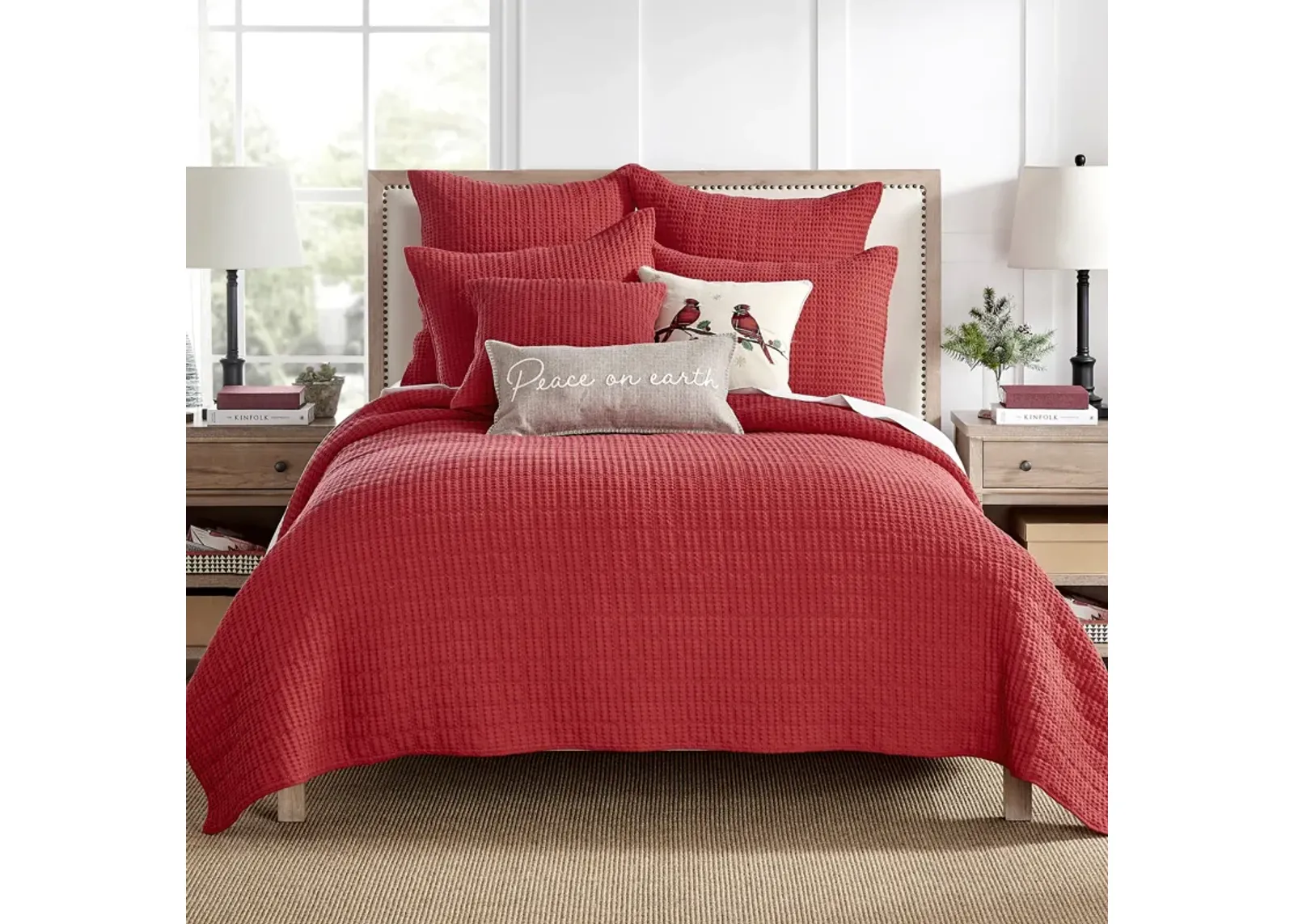 Mills Waffle Quilt and Pillow Sham Set - Levtex Home