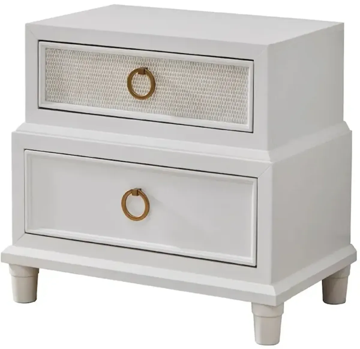 Switchgrass 2-Drawer Nightstand - White
