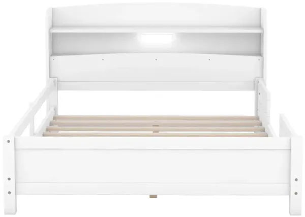 Merax Platform Bed with Built-in LED Light