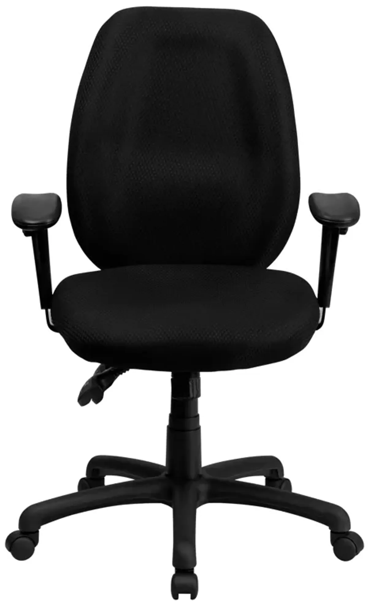 Rochelle High Back Fabric Multifunction Ergonomic Executive Swivel Office Chair with Adjustable Arms