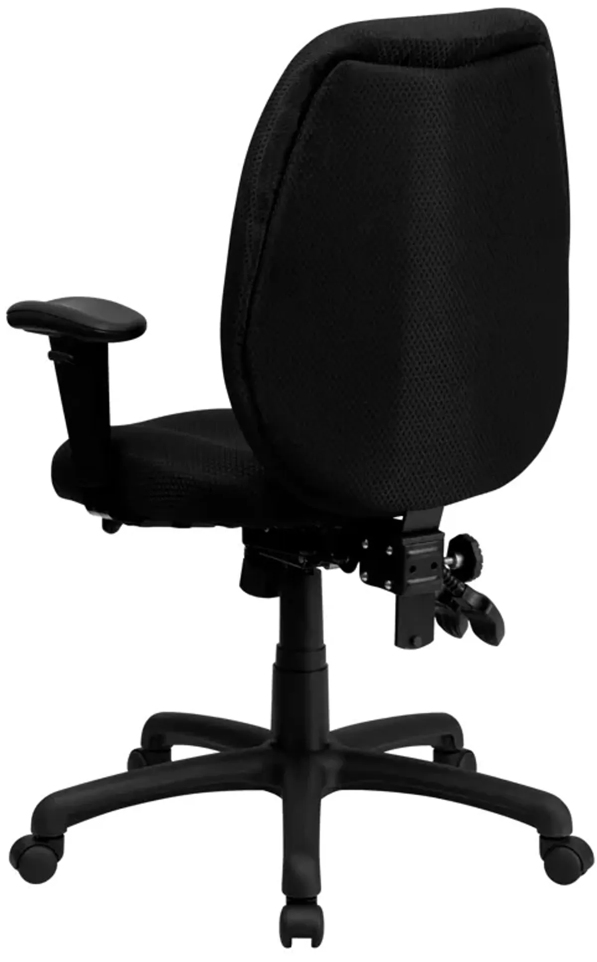 Rochelle High Back Fabric Multifunction Ergonomic Executive Swivel Office Chair with Adjustable Arms