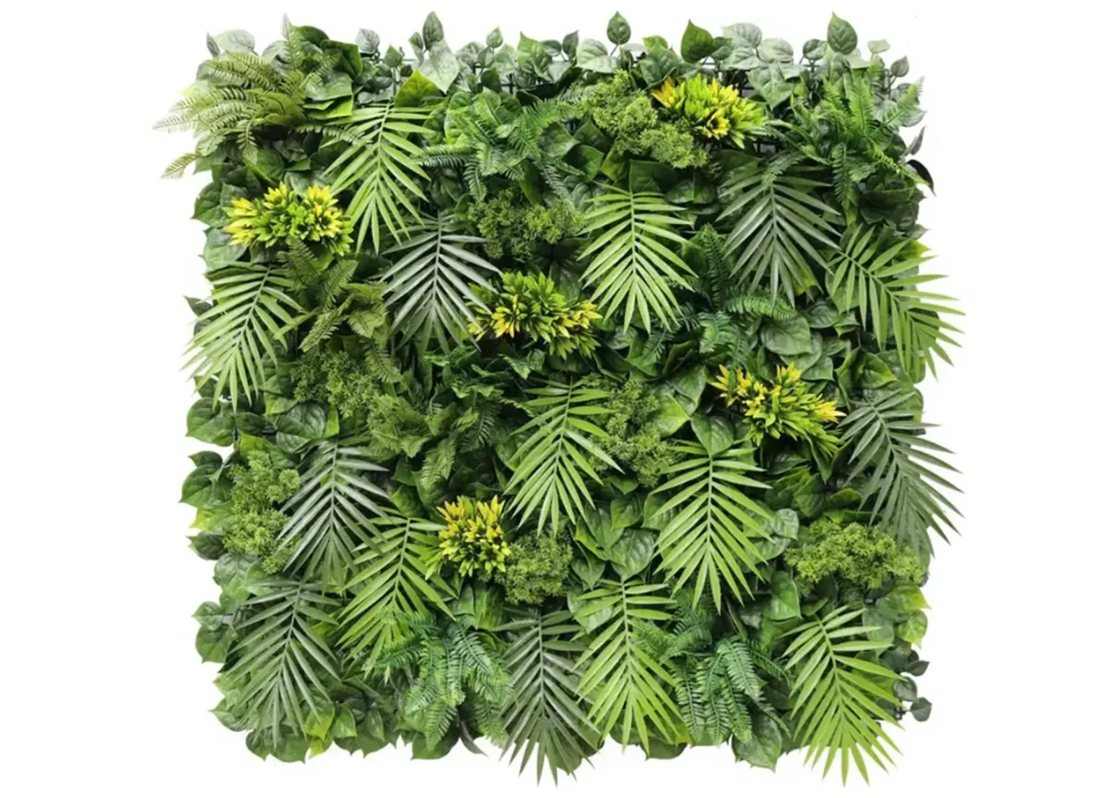 Luxury Flowering Hawaiian Sunrise Artificial Vertical Garden 40" x 40" 11SQ FT Commercial Grade UV Resistant