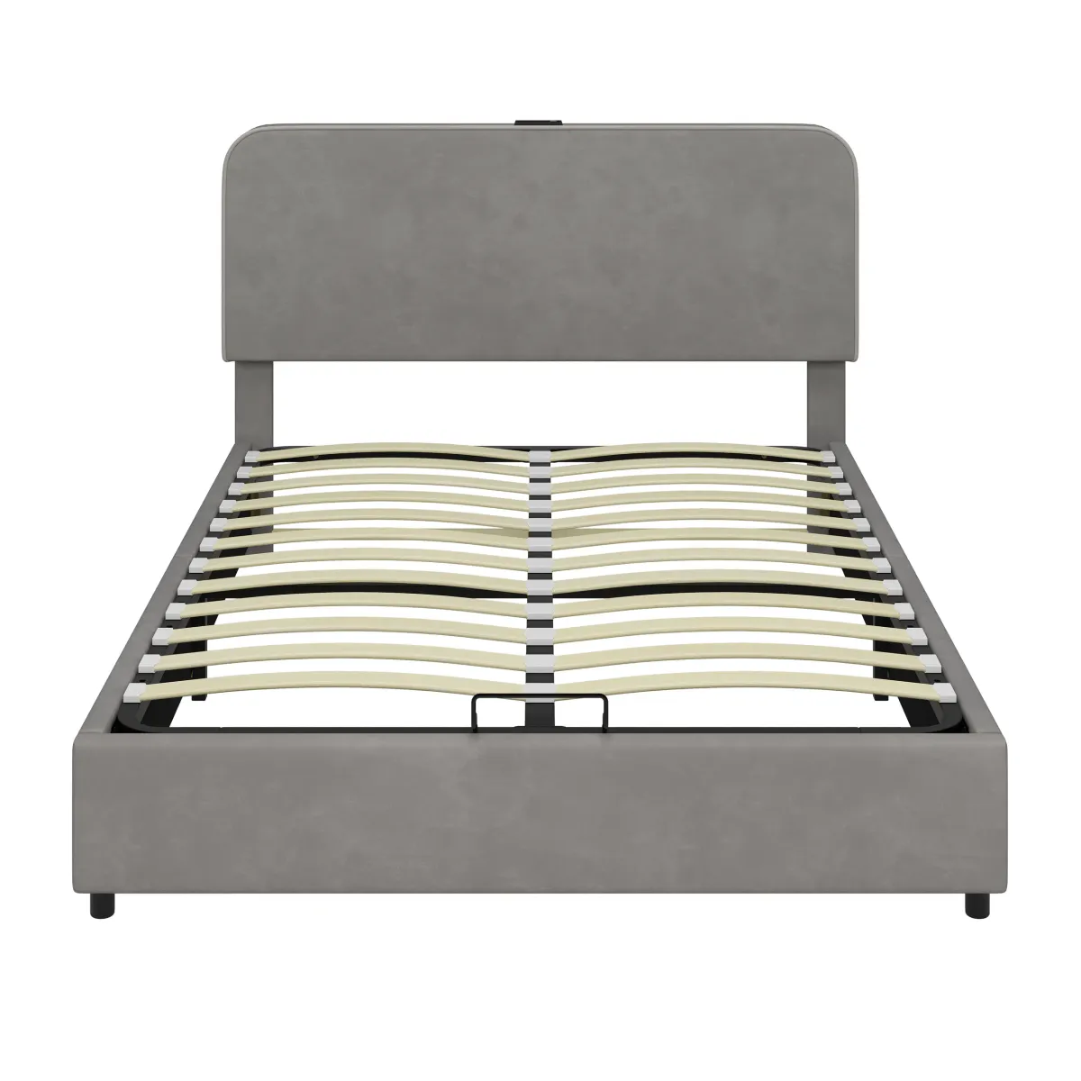 Merax Hydraulic Storage Bed Platform Bed