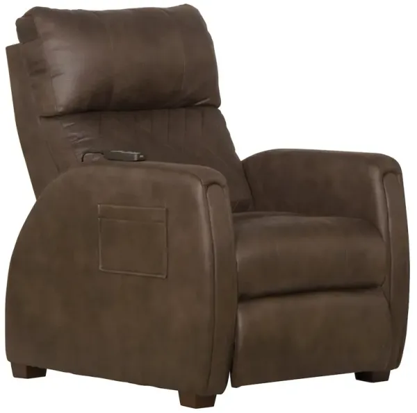 Catnapper Relaxer Power Lay Flat Recliner with Power Adjustable Headrest and Lumbar