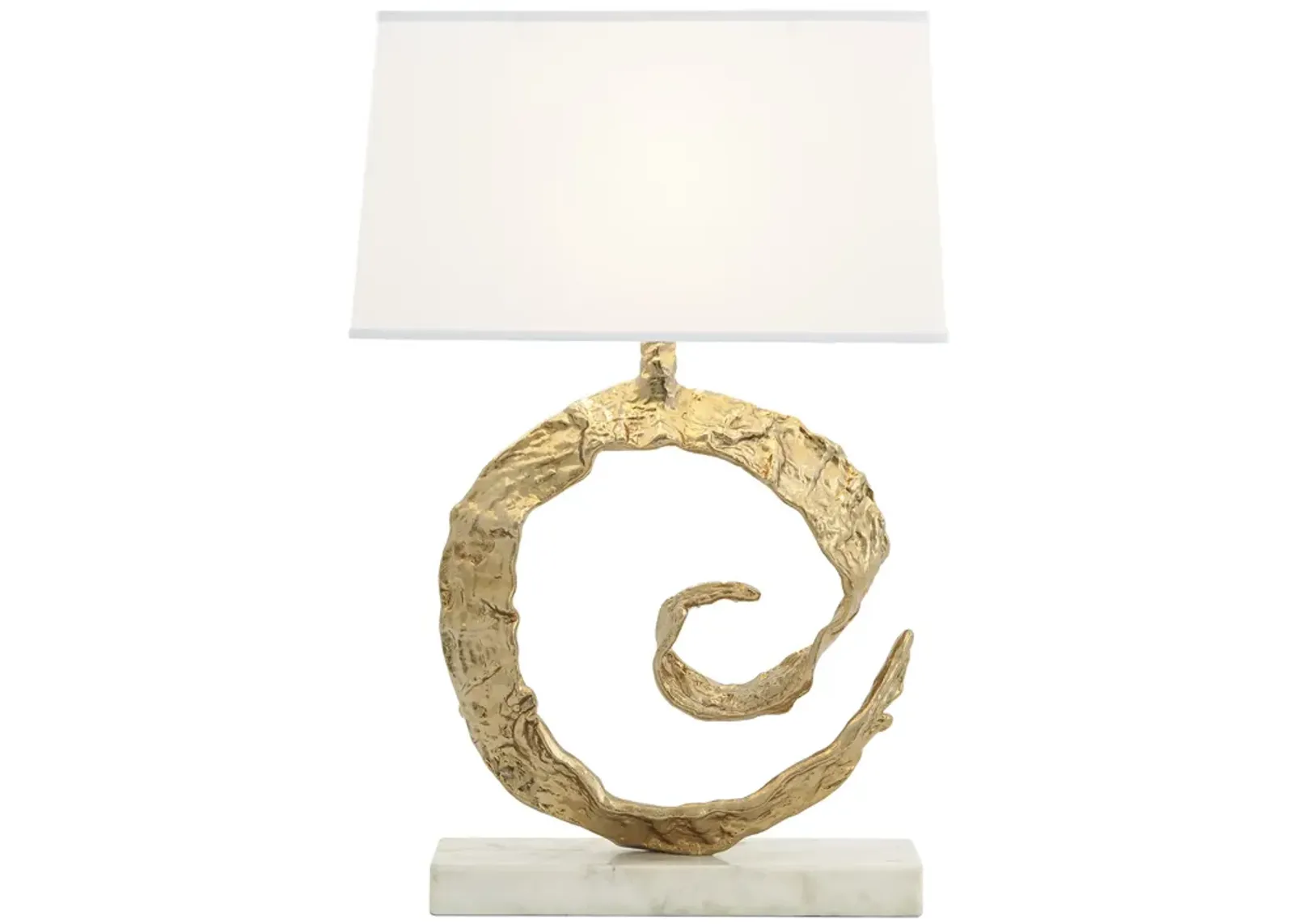 Swirl Lamp- Brass