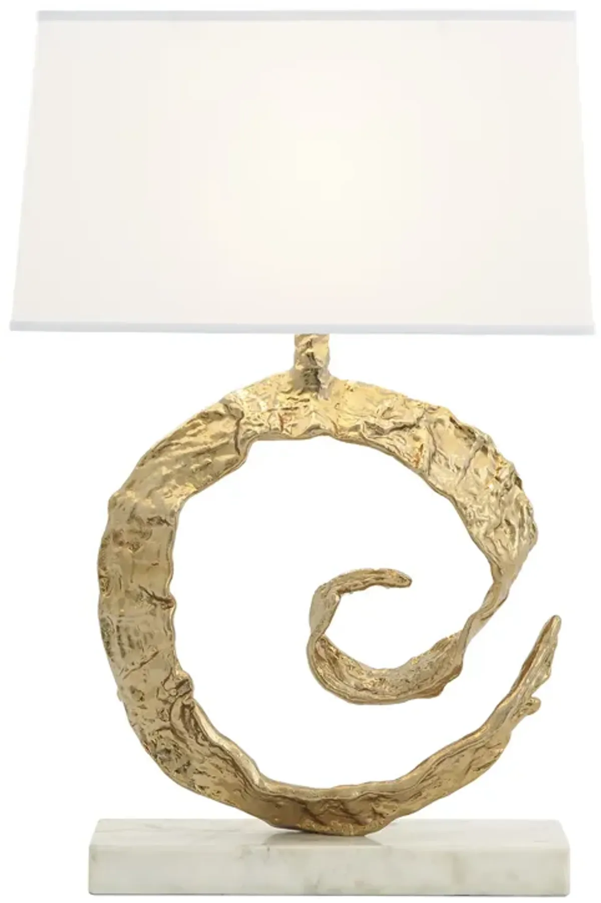 Swirl Lamp- Brass