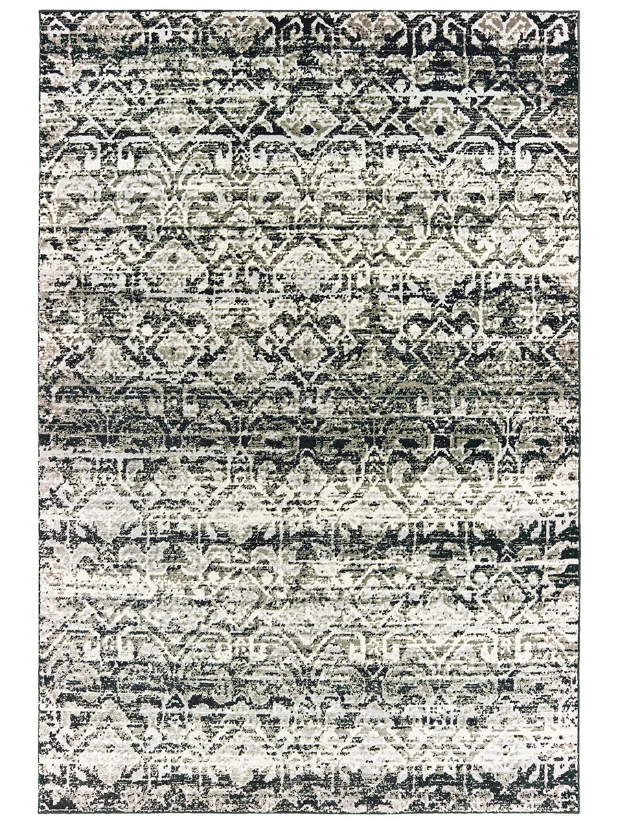 Bowen 6'7" x 9'6" Grey Rug