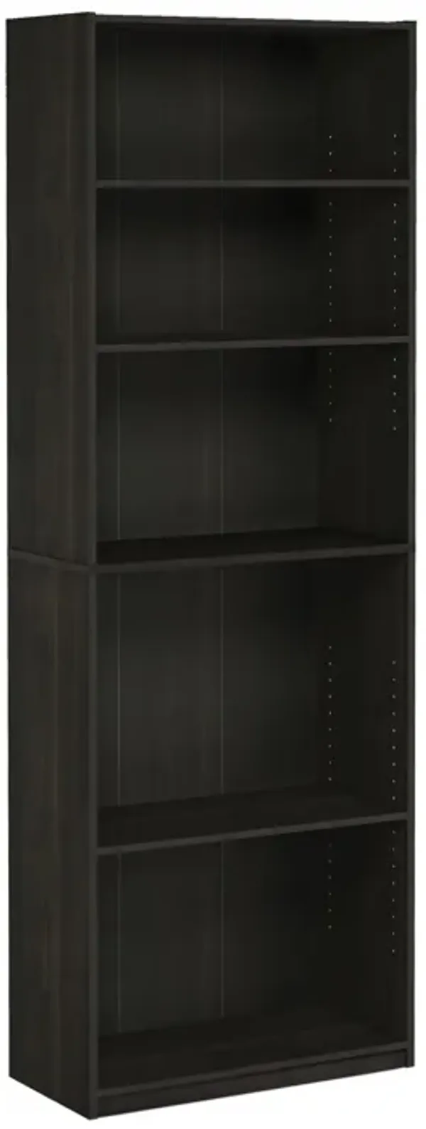 FurinnoFURINNO JAYA Simply Home 5-Shelf Bookcase, 5-Tier, Espresso