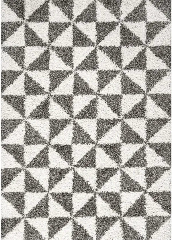 Alcudia Geometric Shag Area Rug