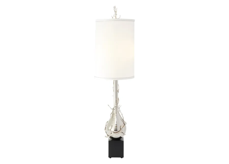 Twig Bulb Floor Lamp-Silver